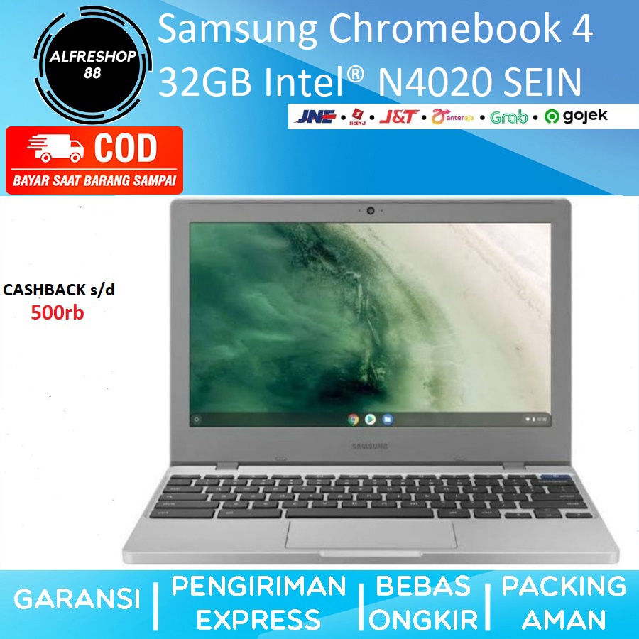 (RESMI) Samsung Chromebook 4 Laptop 11"6 HD 32GB 4GB Garansi SEIN
