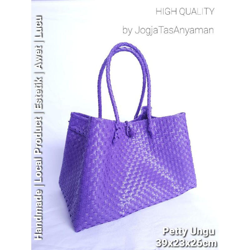 Tas Anyaman / Tas Jali petty / Tas Jinjing / Tas Pasar / Webbing bag - Premium series - XL