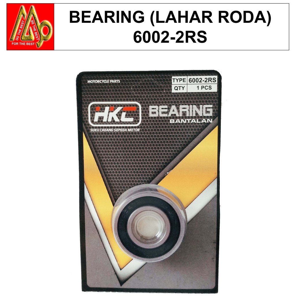 6002-2RS / Bearing (Bantalan) (Lahar Roda) / TW