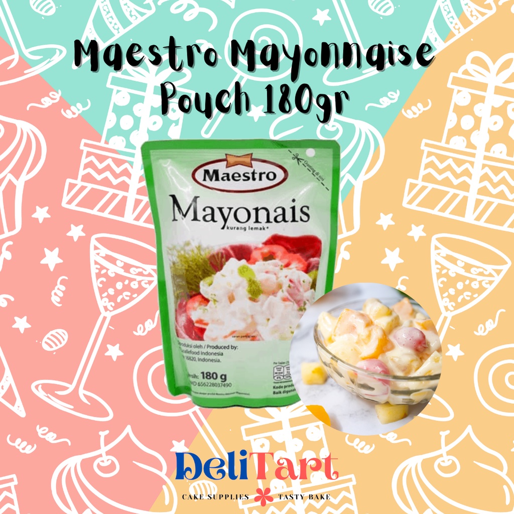 

Maestro Mayonnaise Pouch 180gr