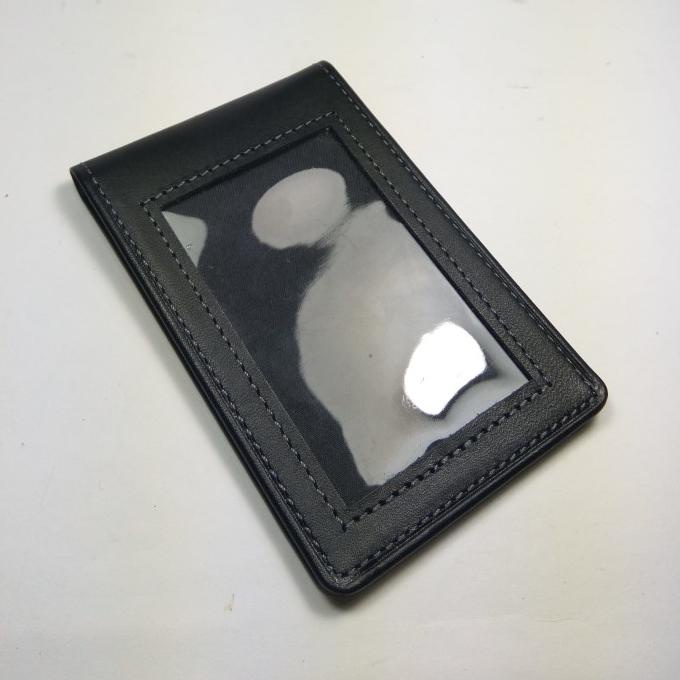 

BISA BAYAR DITEMPAT ID card holder kulit asli warna hitam model selip saku magnet EKSLUSIF Kode 687