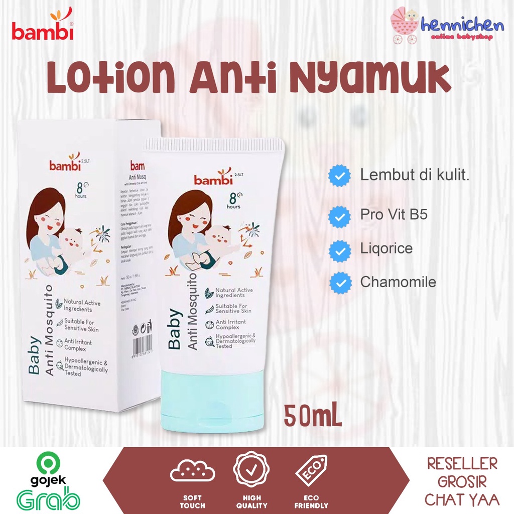 Bambi Baby Lotion Anti Nyamuk 50mL