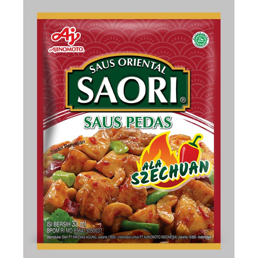 

AJINOMOTO SAUS PEDAS SZECHUAN 23ML SACHET ISI 2