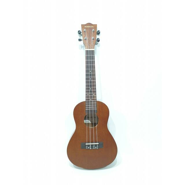 Ukulele Concerto Merk Makoa Original Tipe UK-23 NS Warna Cokelat Tua Ukuran 23 Inch Senar 4 Murah