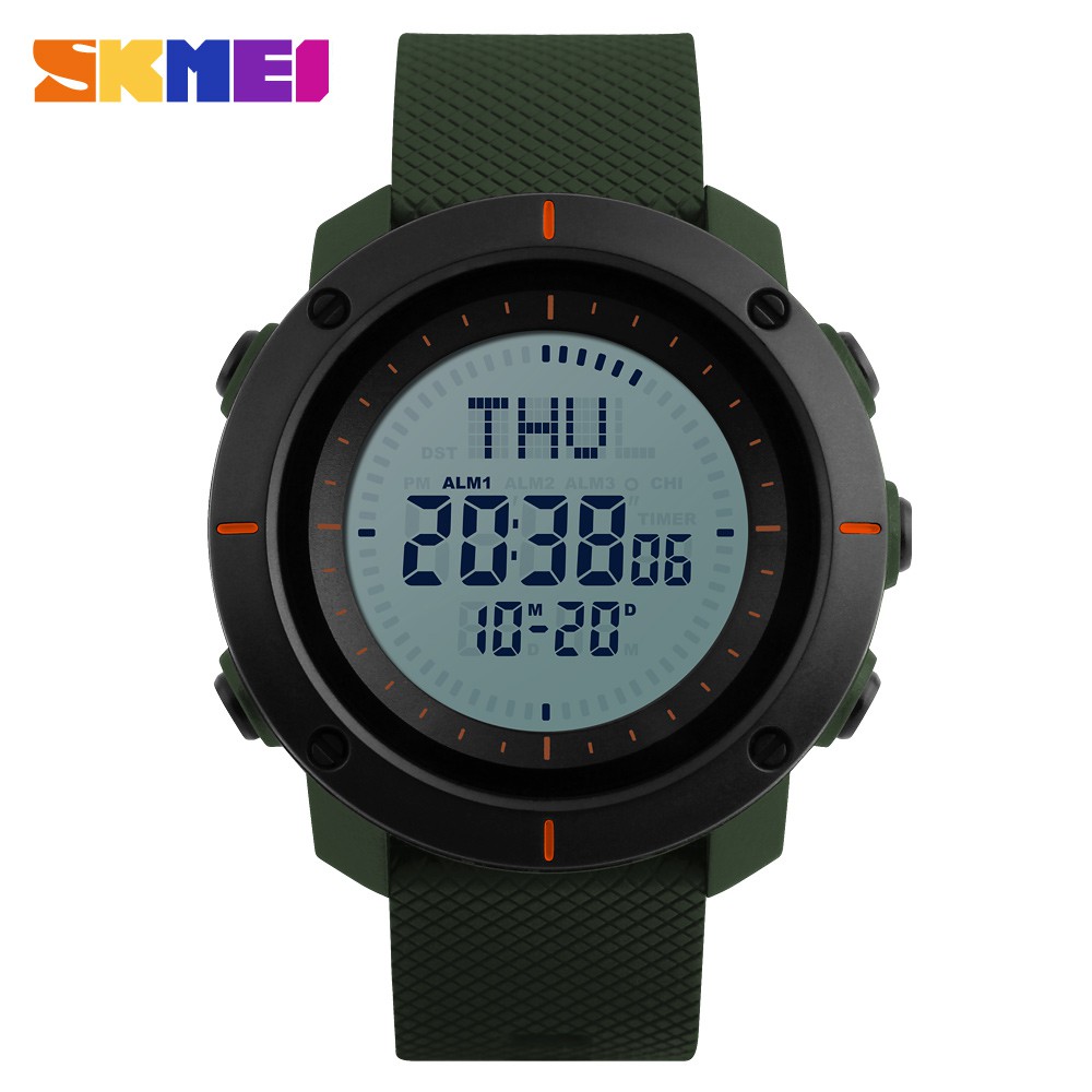 SKMEI 1216 Jam Tangan Pria Digital Compass Anti Air WATCHKITE WKOS