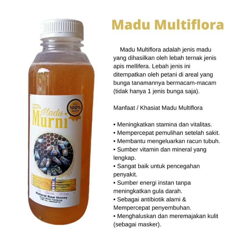 

MADU ASLI 100% 500gr
