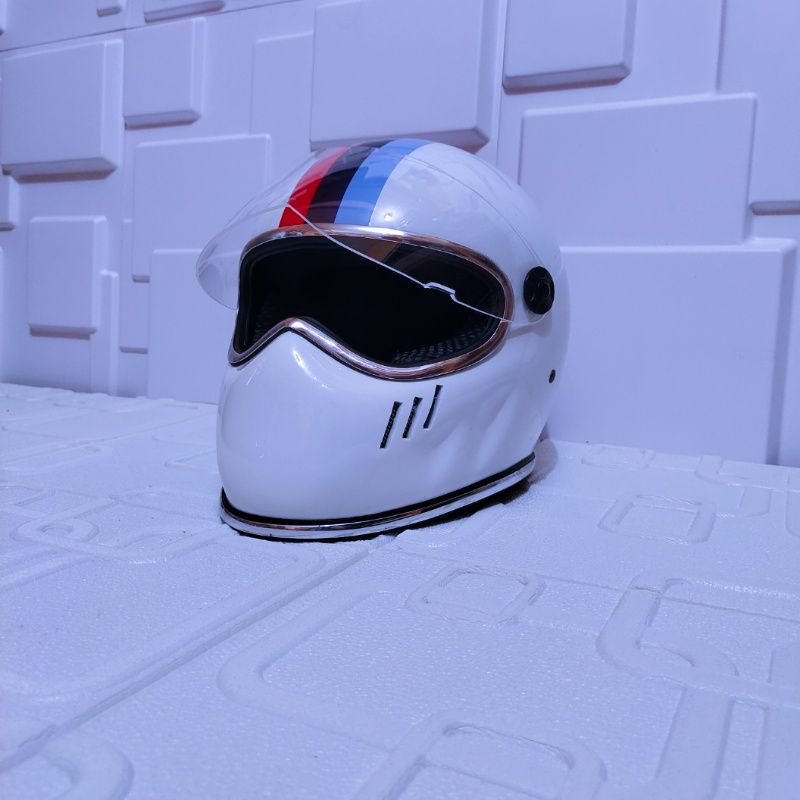 HELM CUSTOM BANDIT SIMPSON XXR LIS CHROME+VISOR