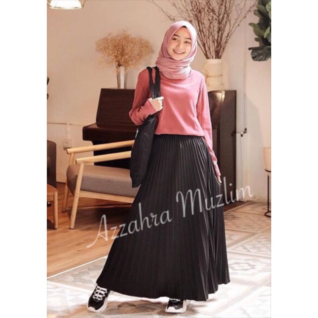 [PROMO] Rok Plisket - Rok Bahan Terbaik Premium PRISKET PLEATED / R.7 - 095-5007