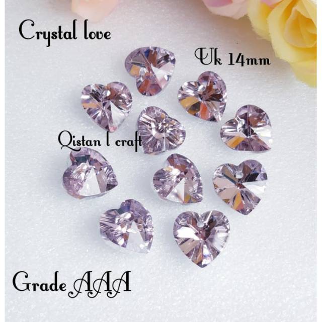 Crystal love  12pcs perwarna