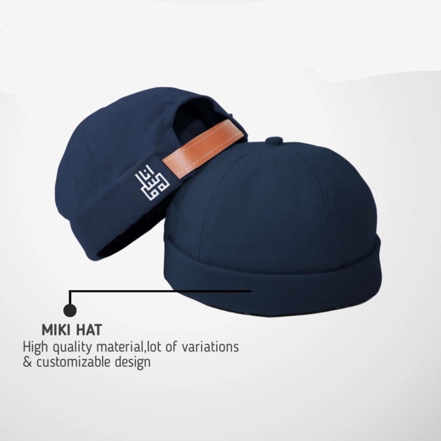 Mikihat / Peci uas / Peci Miki Hat / Peci Pria / Peci Brimles / Peci Logo Ana Muslim
