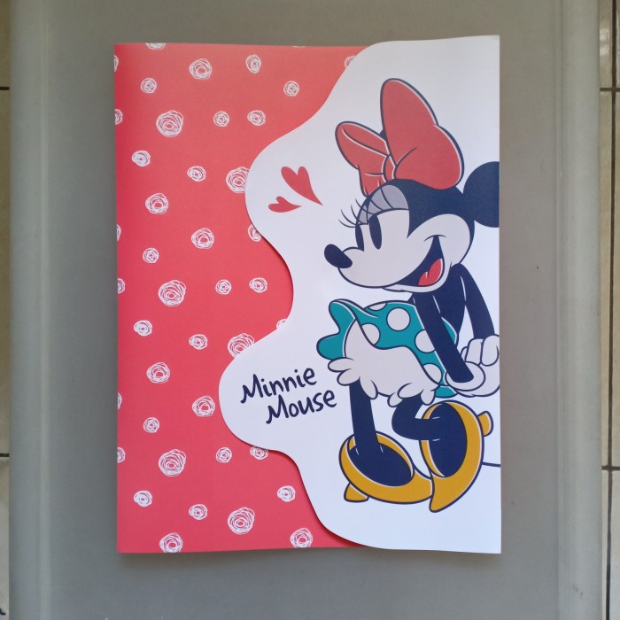 

disney minnie mouse plastic pocket folder isi 10