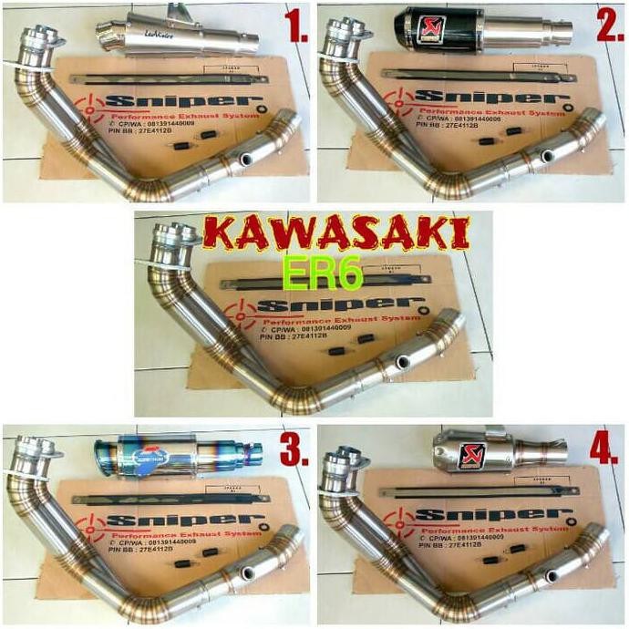 SALE Knalpot er6 full system SALE