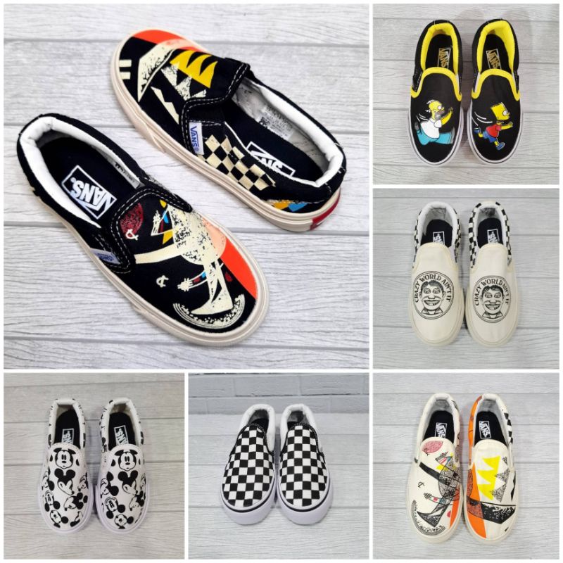 Sepatu Vans Anak Laki Laki Perempuan Sepatu Anak Slip On Sepatu Anak Anak Sepatu Sneaker Anak Sepatu Anak  Umur 1 2 3 4 5 6 7 8 9 10 Tahun