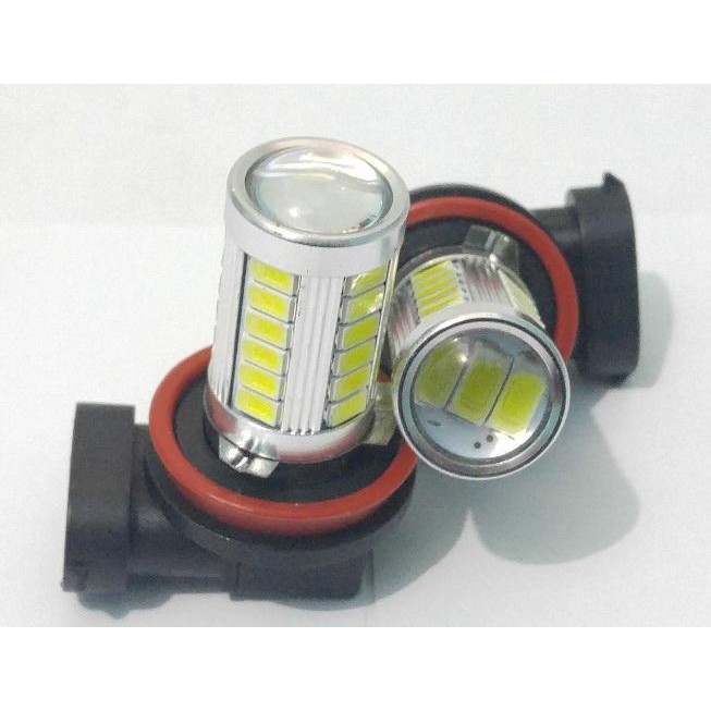 Bohlam-Lampu Fog Lamp H11 Led Cree 33 Led - H8 - H16