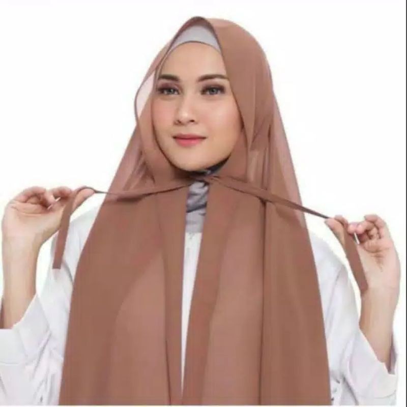 PASHMINA POLOS TALI DIAMOND ITALIANO PASMINA INSTANT HIJAB TALI SABYAN