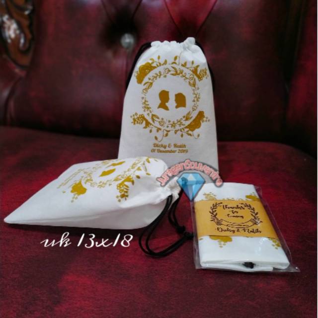 

Souvenir Pouch Murah Spunbond Custom Standing Promo