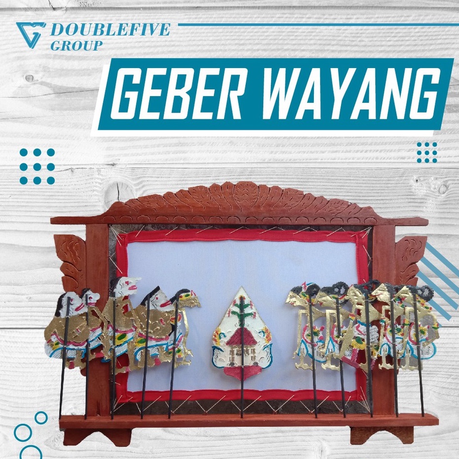 Central Kerajinan Miniatur 1 Set Pagelaran Wayang Kulit