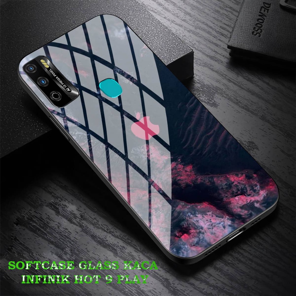 Softcase Glass Kaca Infinik Hot 9 Play - Case Hp Pelindung Handphone Infinik Hot 9 Play [ A34].
