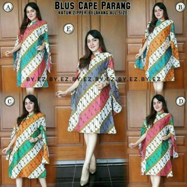 DRESS CAPE BATIK PARANG