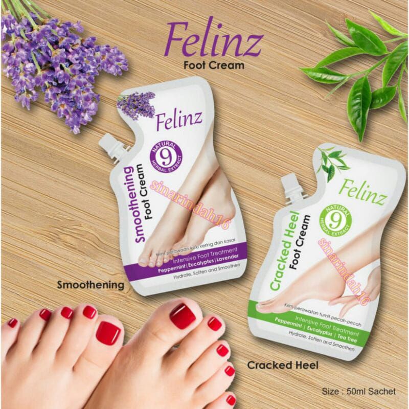 Felinz Foot cream / Cream Kaki Kasar & pecah pecah