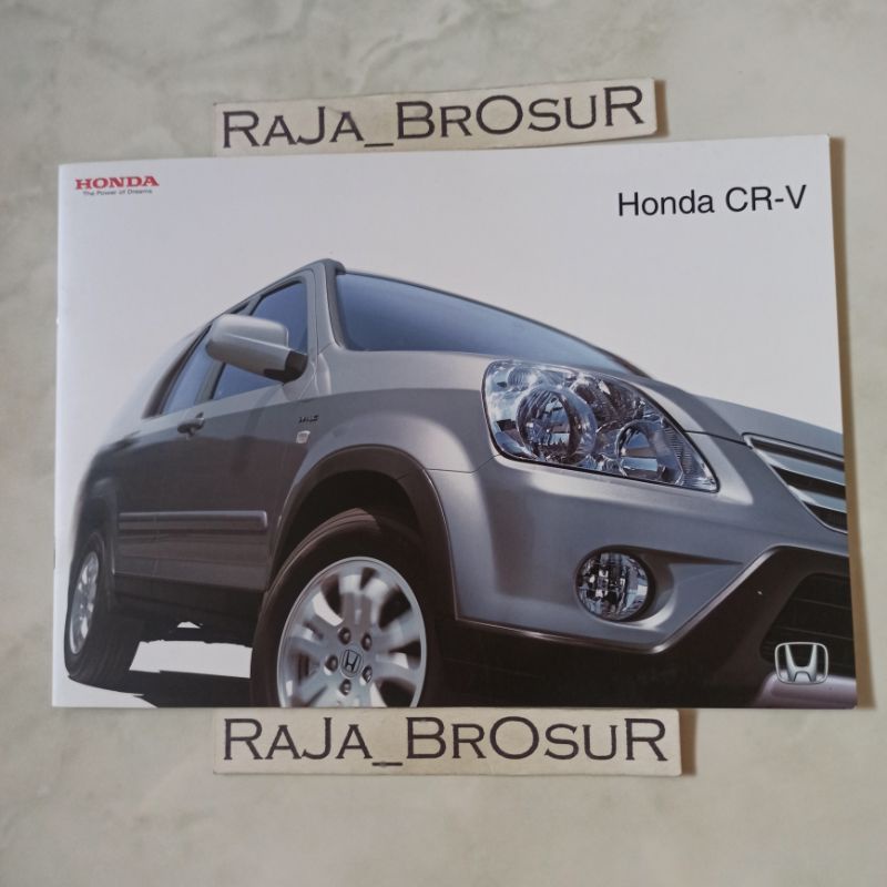 Poster brosur katalog booklet Honda CRV 2005