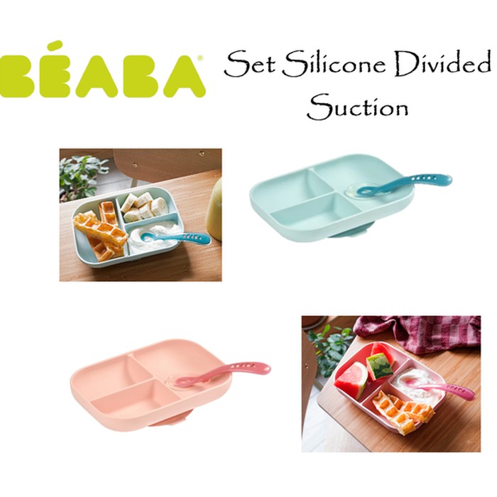 BEABA SET SILICONE DIVIDED SUCTION