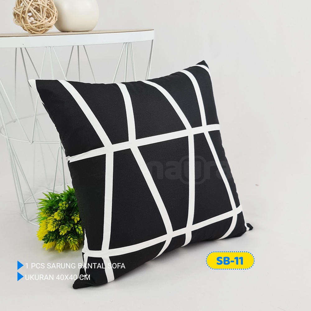 Sarung Bantal Sofa 40 x 40 - Motif Printing Motivasi