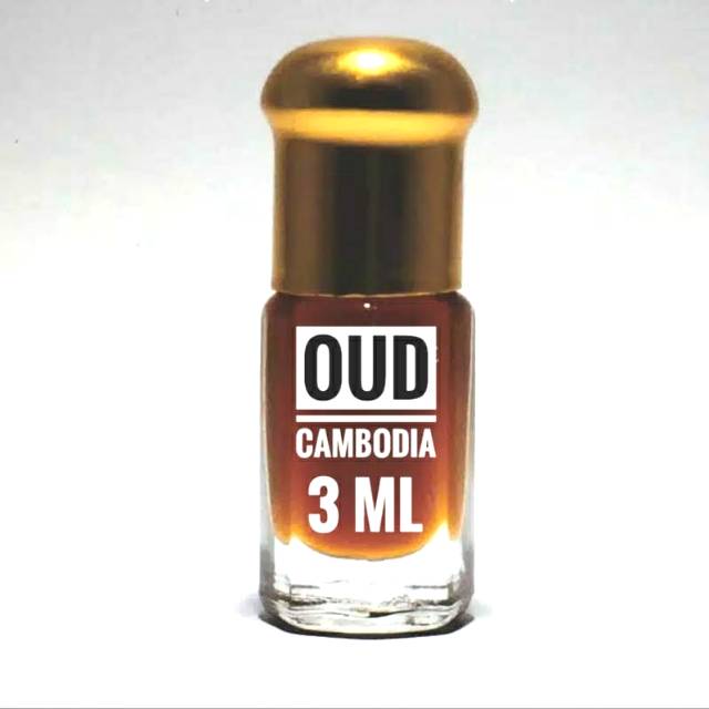 Biang Parfum Murni Oud Cambodia 3 ml Non Al khohol