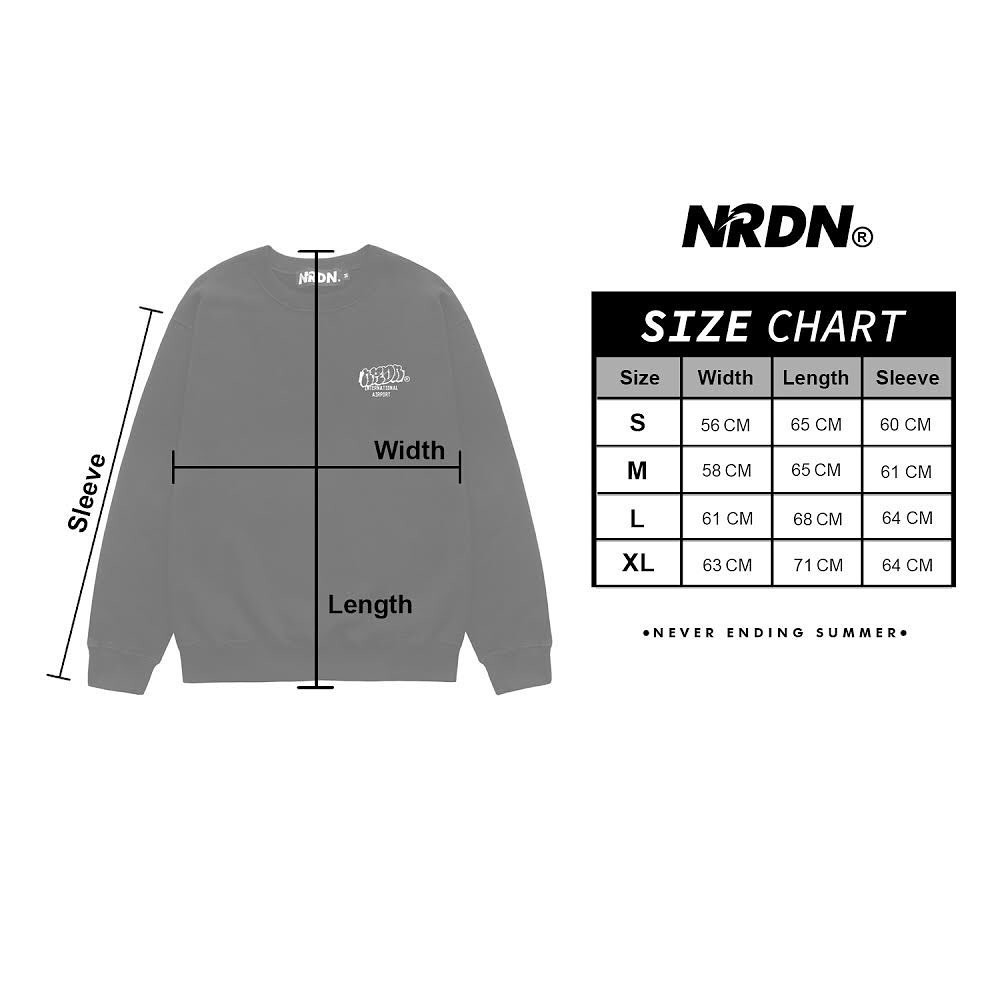 CREWNECK NRDN DEPARTURE BLACK