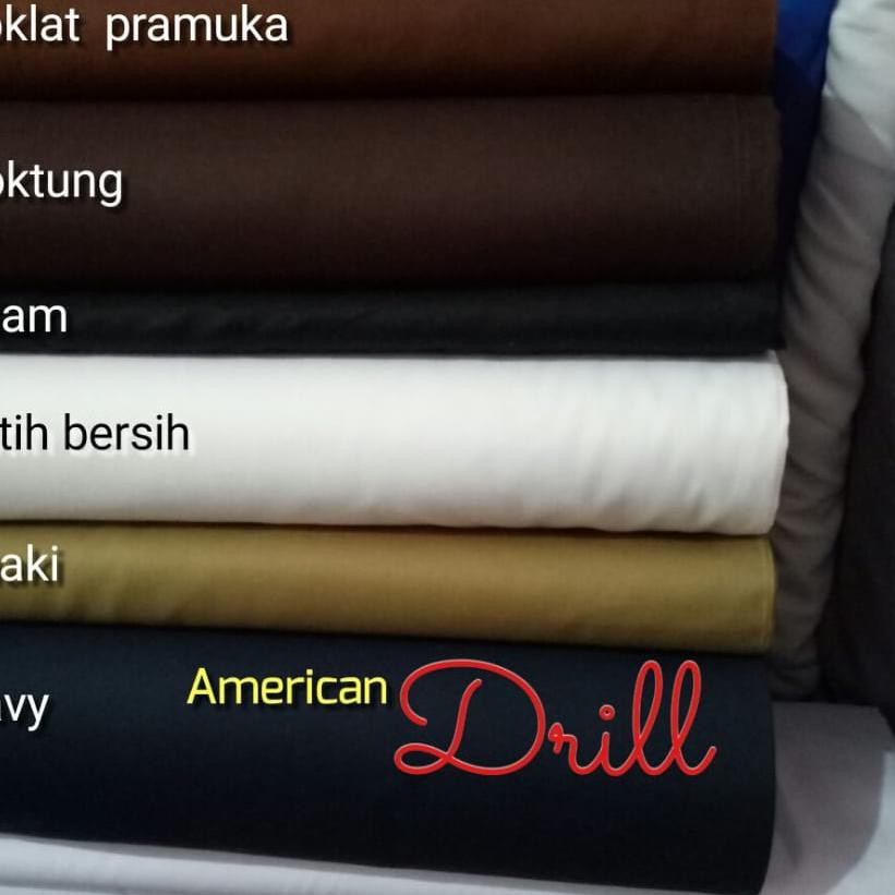 Harga Bersahabat Kain American Drill Eceran Meteran Bagus Murah Shopee Indonesia