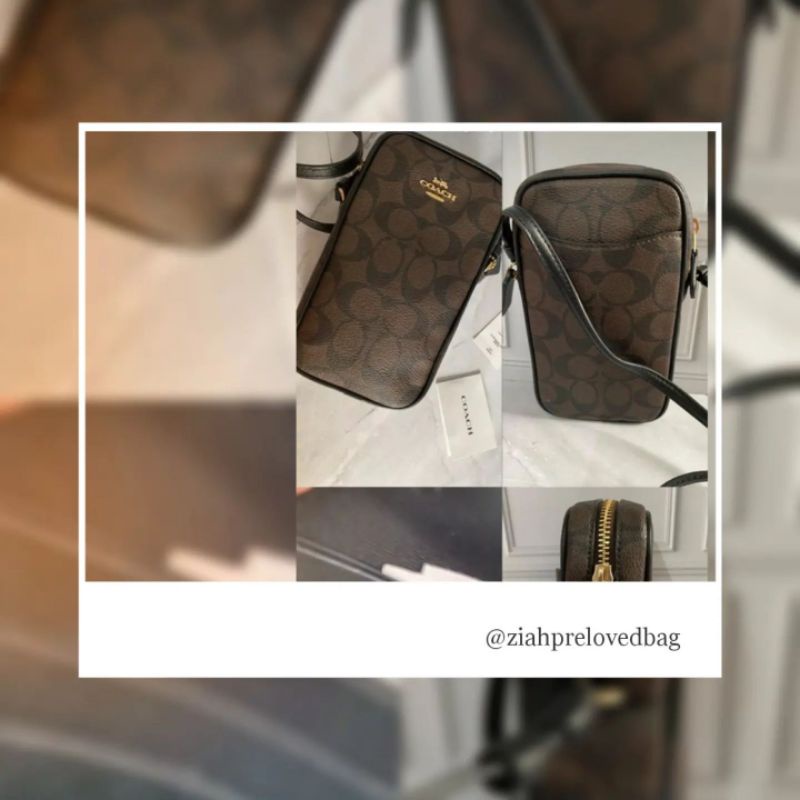 TAS HP PHONE BAG BRANDED COACH ORIGINAL AUTHENTIC PRELOVED