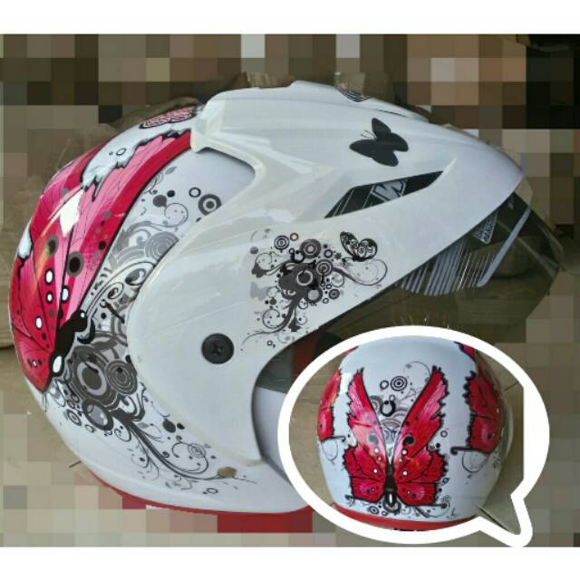 Variasi Stiker Helm Bogo | Sticker Helm Keren