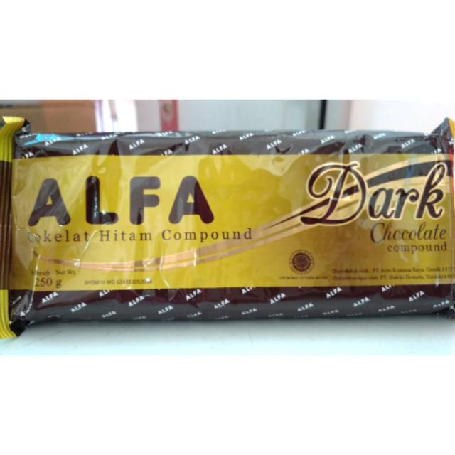 

Alfa Dark Chocolate Compound 250 gr