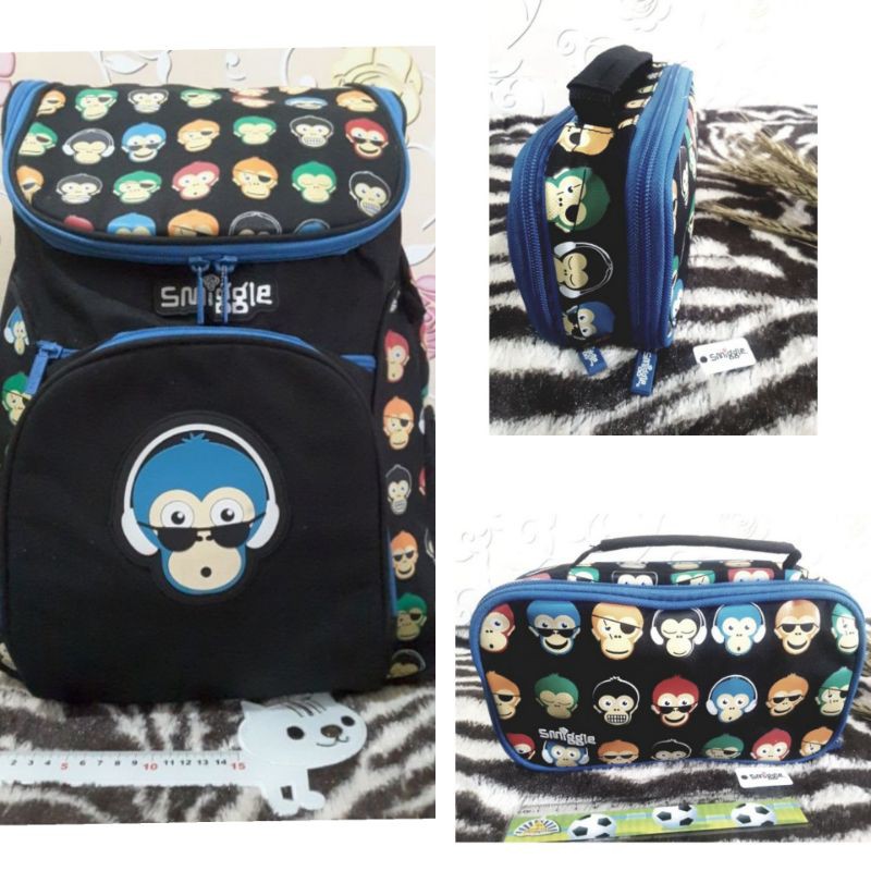 Bag Pack Paul Frank Smiggle Preloved Satu set Pesanan kak Ollatheresia