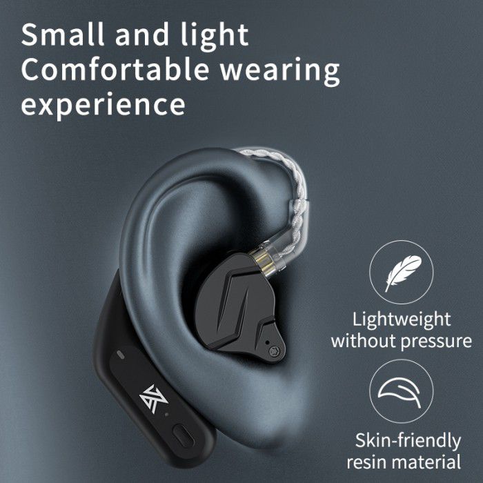 Knowledge Zenith Adapter Bluetooth Earhook KZ AZ09 HD Wireless - Note : Earhook Only - Garansi Resmi 1 Tahun