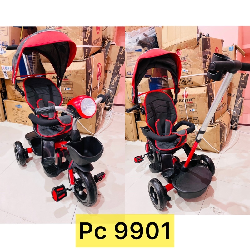 Sepeda Anak Roda Tiga 3 Pacific Tricycle KURSI BISA REBAH DUDUK PC9901 PC5099 PC5088 PC5199 / PC 9901 5099 5088