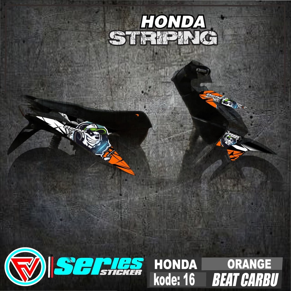 (cod) striping beat karbu 2008-2012 [16] variasi sticker skotlet list body motor