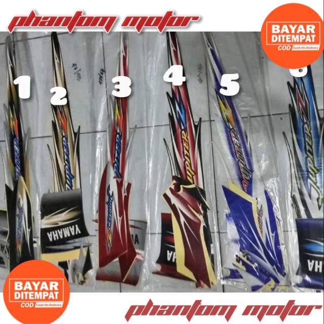 STRIPING LIS STIKER JUPITER Z BURHAN 2007