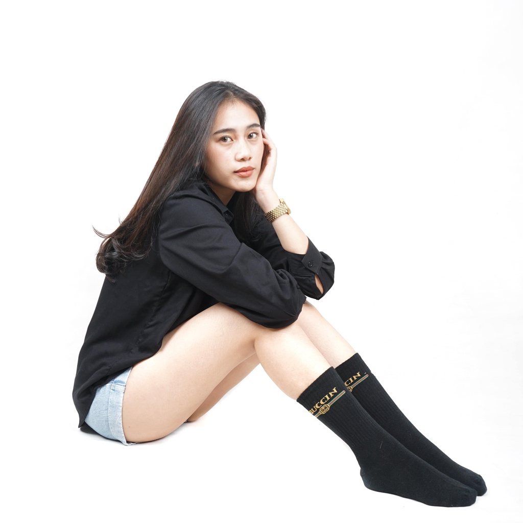 Newka Kaos kaki casual oldschool retro laki laki perempuan kaos kaki olahraga buccin orginal realpic