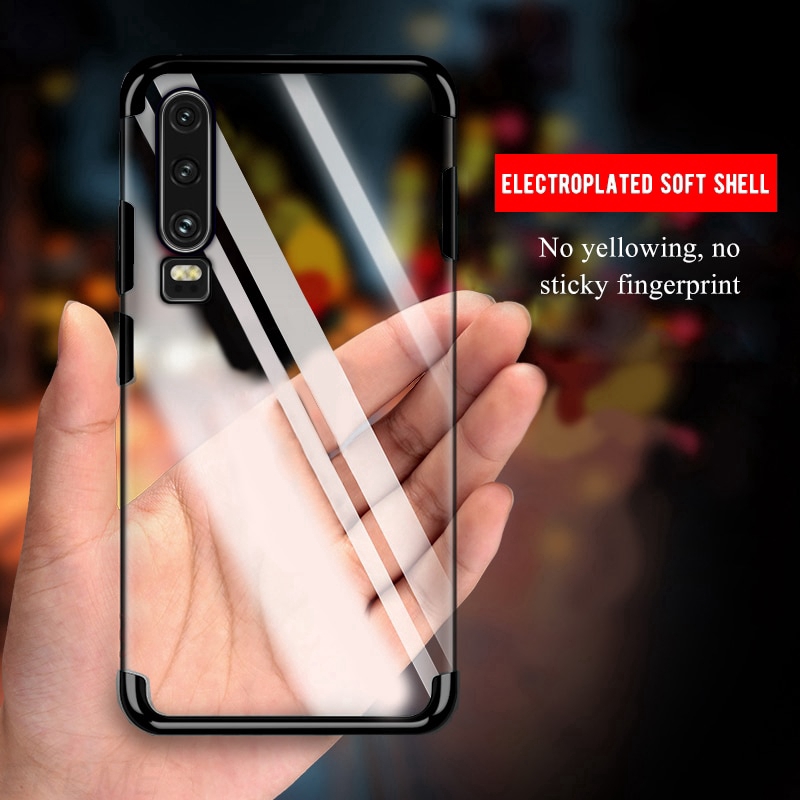 Huawei P30 Pro P20 Lite Nova 4e Plating Soft Case Back 