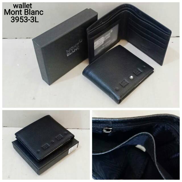 Dompet pendek kulit asli emboss MB