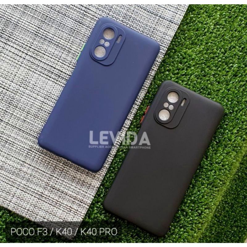 Case Poco F3 Softcase Macaron Baby Silikon Casing Soft Xiaomi Matte Hitam Silicone TPU