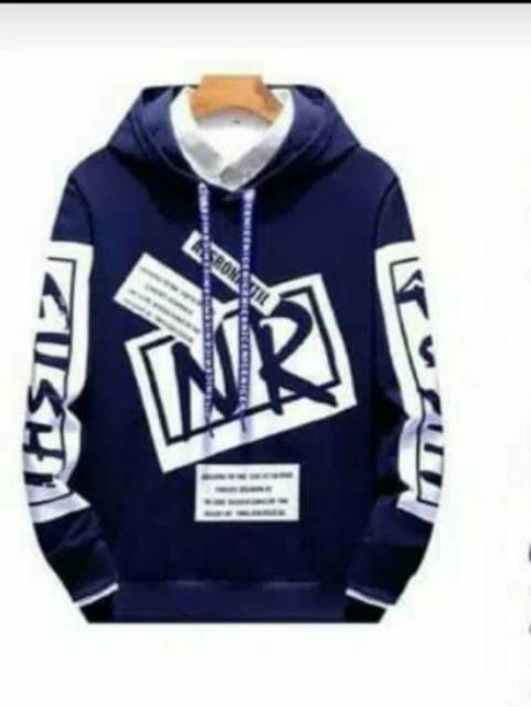 Sweater haoodie panjang pria