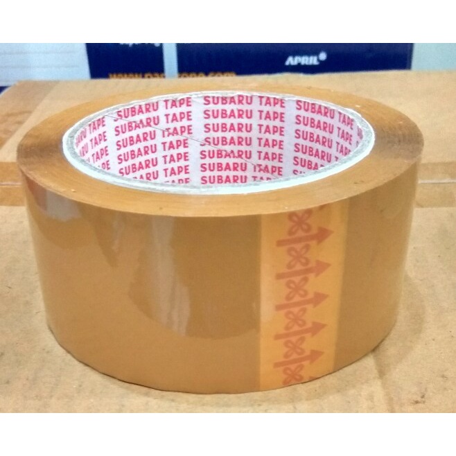 

Wow Lakban Coklat / Lakban Bening Subaru 2 Inch 90 Yards Bergaransi