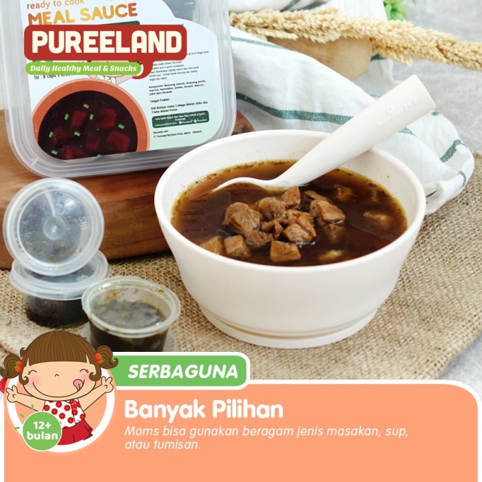 

Spesial Promo - Pureeland Baby Meal Sauce Bumbu Putih / Mpasi Bayi Organik