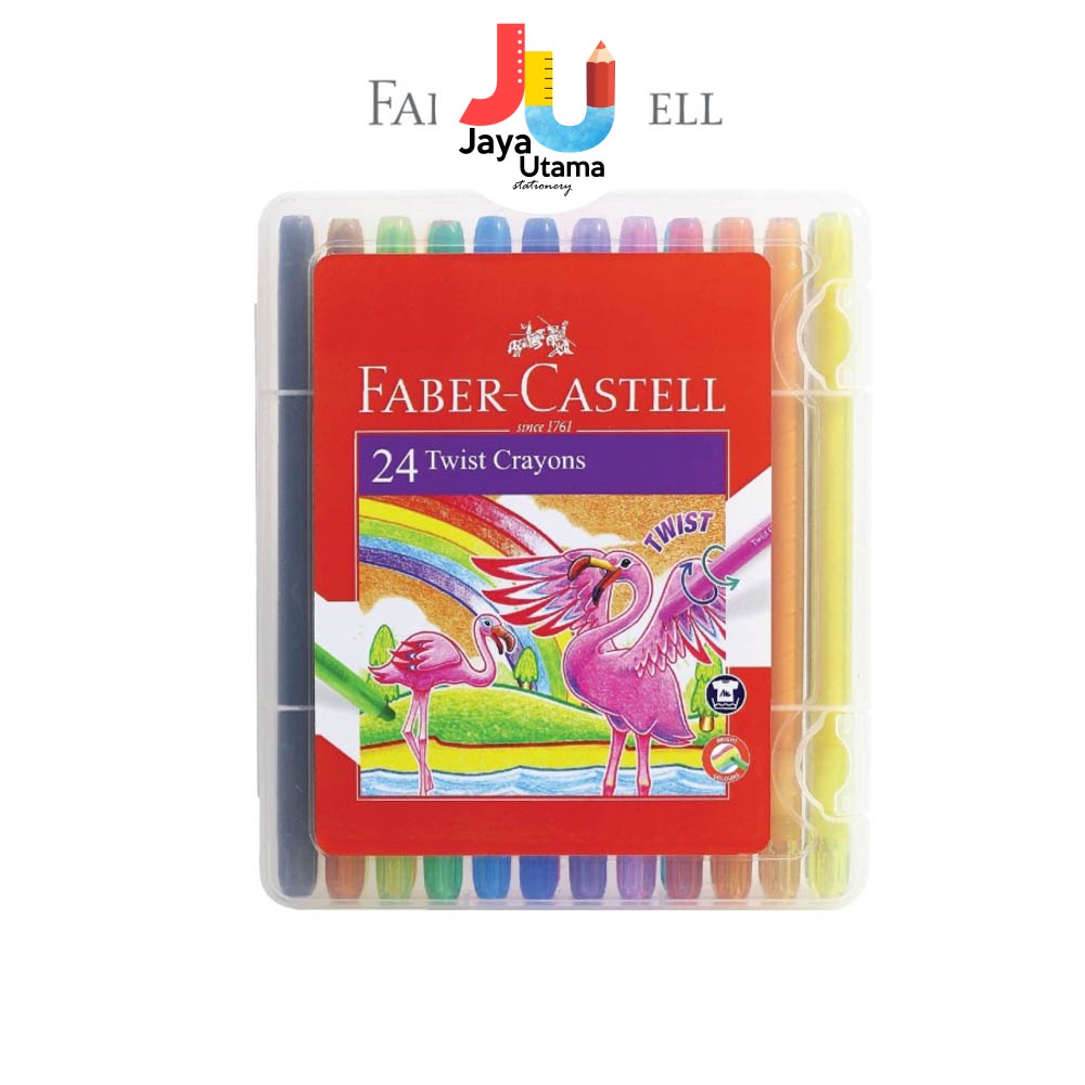 

Faber Castell Twist Crayon Putar 24 Warna