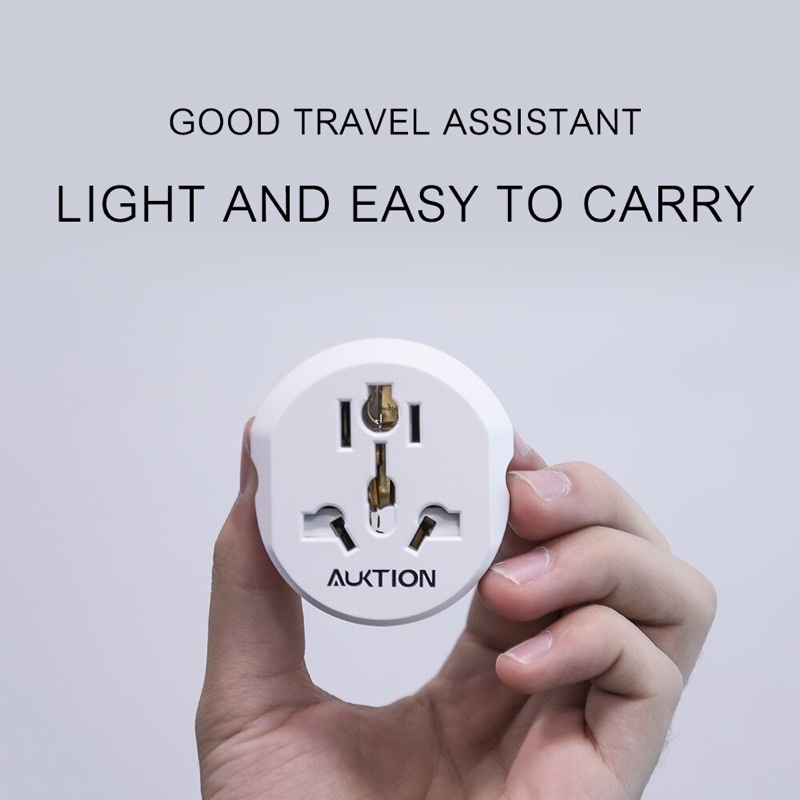 Auktion Loop Universal Travel Adapter AU US UK to EU Plug 16A - N16 - Black