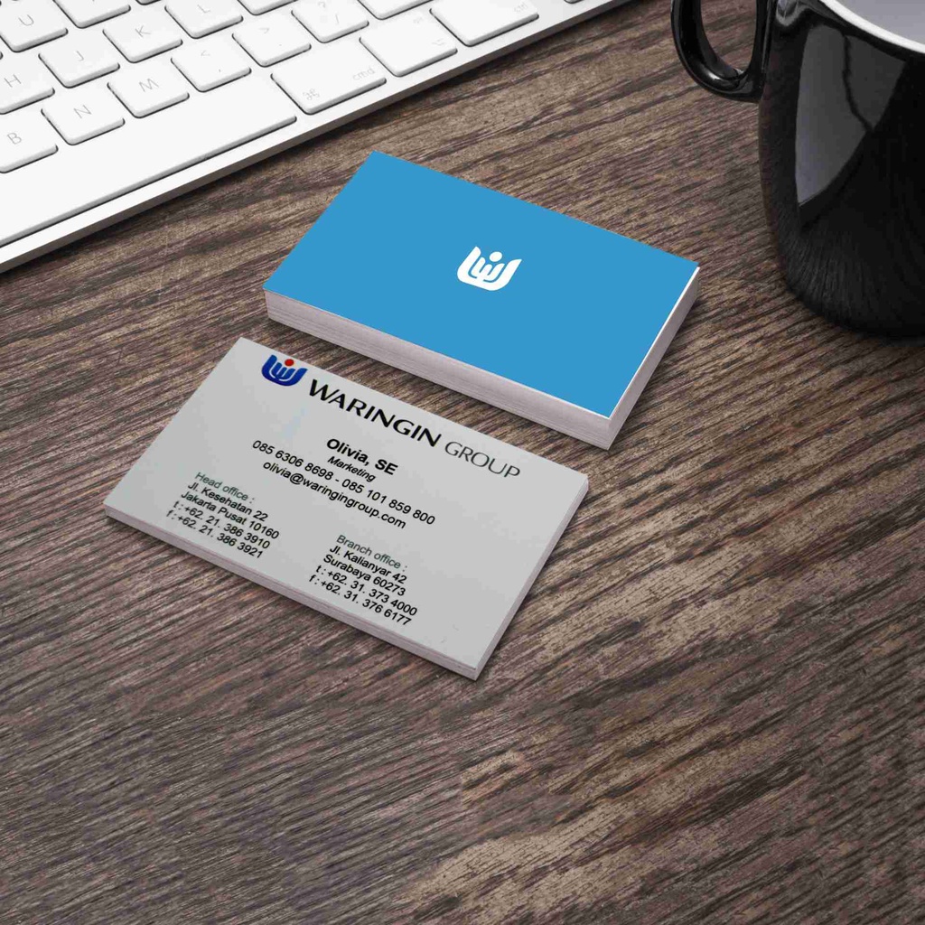 

Print Cetak Kartu Nama Art Carton 260Gsm (Isi 100pcs, free kotak kartu nama)