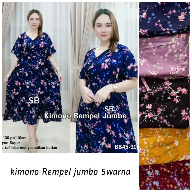 dress kimono Jumbo Rayon super