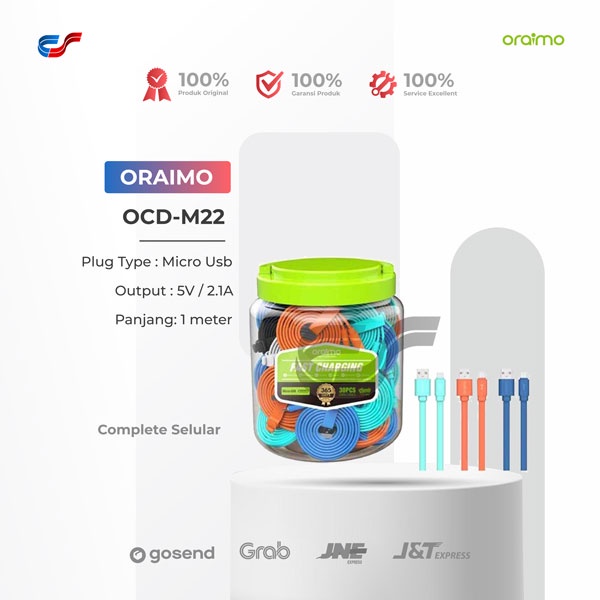 Kabel Data Oraimo Micro Fast OCD-M22 Colorfull